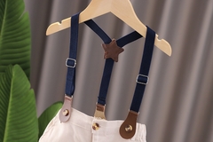 Conjunto de 2 peças de roupas infantis de 1 a 5 anos para meninos, terno de ver
