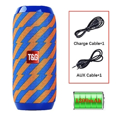 Colonne basse Portable sans fil TG117, étanche, compatível com Bluetooth, boî