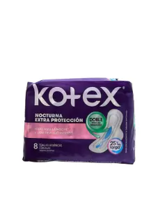 KOTEX TOA FEM NOCTURNA EXT PROT C/ALAS X8U