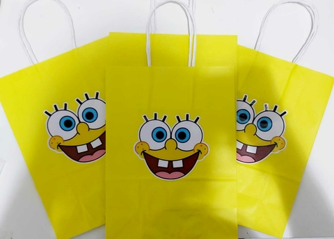 Sacolinha Clássica Bob Esponja( 10 unidades) - comprar online