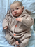 Imagem do Bebê Reborn 49 Cm de Silicone Corpo de Pano