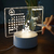 Placa de Mensagens LED Criativa Noturna - Luz Quente e Suave USB Recarregável para Decoração