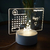 Placa de Mensagens LED Criativa Noturna - Luz Quente e Suave USB Recarregável para Decoração