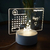 Placa de Mensagens LED Criativa Noturna - Luz Quente e Suave USB Recarregável para Decoração