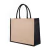Bolso de yute plegable de arpillera para mujer, bolsa grande reutilizable de com - VeDeTodo
