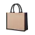 Bolso de yute plegable de arpillera para mujer, bolsa grande reutilizable de com - comprar online