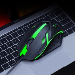 Mouse Usb Gamer T-wolf V1 Colorido Luminoso desktop Computador Escritório RBG - comprar online