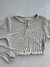 TOP BRIDDY CON TAJO EN LAS MANGAS - comprar online