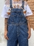 jardineira jeans vintage