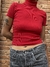 blusa gola alta vermelha - comprar online