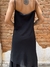 vestido midi preto bordado - loja online