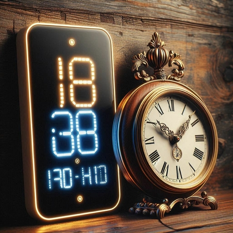 Banner da categoria relógio digital e analógico