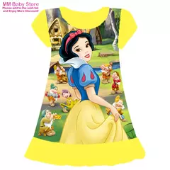 Sereia anna elsa vestido meninas camisola roupas dos desenhos animados pijamas na internet