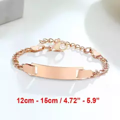 Vnox pulseiras voce pode personalizar com nome e data de nascimento para seu bebês, presente de mae - Show Drop