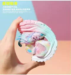 Disney crianças sapatos de verão nova elsa meninas malha praia especial moda i - Show Drop