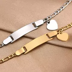 Vnox pulseiras voce pode personalizar com nome e data de nascimento para seu bebês, presente de mae na internet