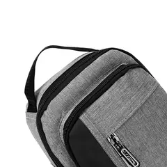 Saco de peito Oxford masculino com porta de carregamento USB, saco transversal - loja online