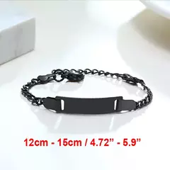 Vnox pulseiras voce pode personalizar com nome e data de nascimento para seu bebês, presente de mae