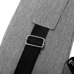 Saco de peito Oxford masculino com porta de carregamento USB, saco transversal - Show Drop