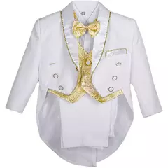 Bebê menino define roupa de batismo crianças festa de aniversário de casament