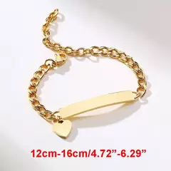 Vnox pulseiras voce pode personalizar com nome e data de nascimento para seu bebês, presente de mae na internet