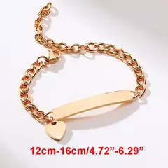 Vnox pulseiras voce pode personalizar com nome e data de nascimento para seu bebês, presente de mae - loja online