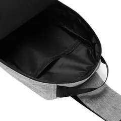 Saco de peito Oxford masculino com porta de carregamento USB, saco transversal na internet