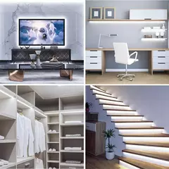 Luz de tira led 2835 5050 usb bluetooth flexível lâmpada fita 3key sensor de luz na internet