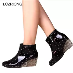 Novas mulheres botas de chuva à prova dwaterproof água bota para mulher botas - Show Drop