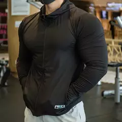2023 jaqueta masculina de alta qualidade esportes zip up manga longa camisetas r