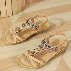 Sandálias femininas sapatos de verão sapatos de caminhada aconchegante de fest - loja online