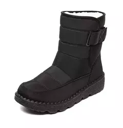 Botas femininas 2024 sapatos de inverno mulher botas de neve à prova dwaterproo - comprar online