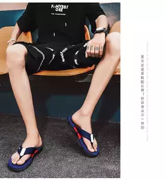 Chinelos de verão masculinos ao ar livre sapatos de praia casuais chinelos sand - comprar online