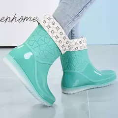Botas mujer 2023 botas femininas da moda ao ar livre sapatos de chuva novos anti - loja online