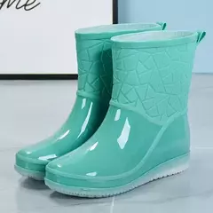 Botas mujer 2023 botas femininas da moda ao ar livre sapatos de chuva novos anti - comprar online