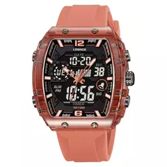 Loqnce 98003 masculino montre homme hora esporte relógios digital duplo tempo c - comprar online