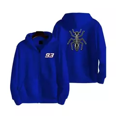 Moletom com capuz de motocicleta marquez streetwear esporte zíper moletom super na internet