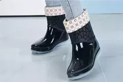Botas mujer 2023 botas femininas da moda ao ar livre sapatos de chuva novos anti - comprar online
