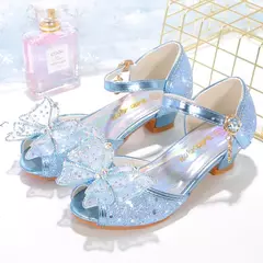 Moda meninas sapatos de salto alto crianças sapatos de couro para meninas princ