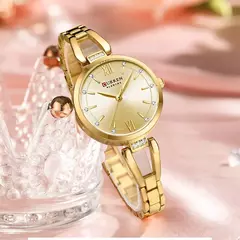 Curren relógio de luxo para mulher alta qualidade diamante com requinte para senhoras relógio luxuoso na internet