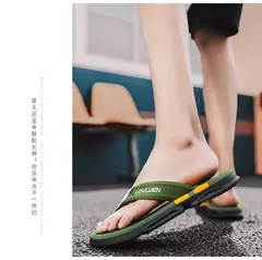 Chinelos de verão masculinos ao ar livre sapatos de praia casuais chinelos sand na internet