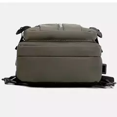 Homens de náilon mochila peito pacote ombro com porta carregamento usb viagem m - comprar online
