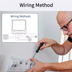 Imagem do Disjuntor wi-fi tuya smart home app telefone controle de voz interruptor remoto