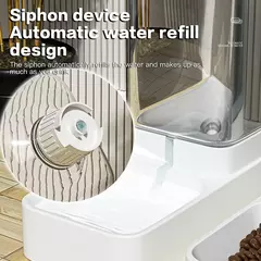 Alimentador automático para gatos e dispensador de água com recipiente de arma - loja online
