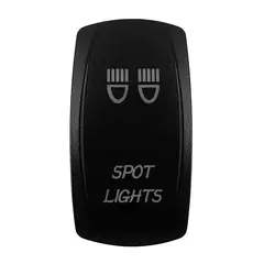 Barra de luz LED para carro e barco Carling, Amber Rocker Switch, momentâneo, t
