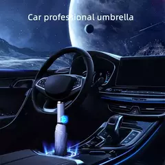 Guarda-chuva UV totalmente automático com lanterna LED, faixa reflexiva, guarda na internet