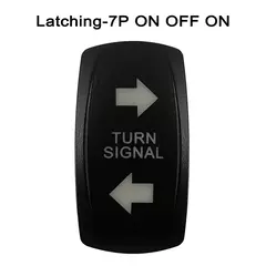 Imagem do Barra de luz LED para carro e barco Carling, Amber Rocker Switch, momentâneo, t