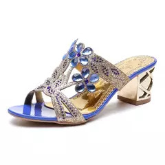 2021 nova quente glitter malha malha feminina verão moda ao ar livre peep toe c na internet