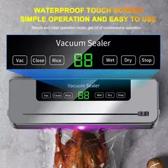 Máquina Seladora De Vácuo De Alimentos Máquina De Embalagem A Vácuo De Alime - Show Drop