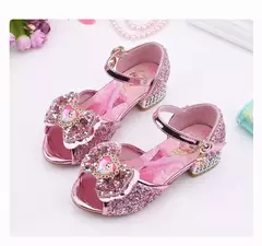 Disney meninas congeladas 2 elsa princesa sapatos meninas sapatos de cristal cri - comprar online